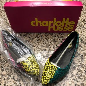 Multi-colored flats (brand new)